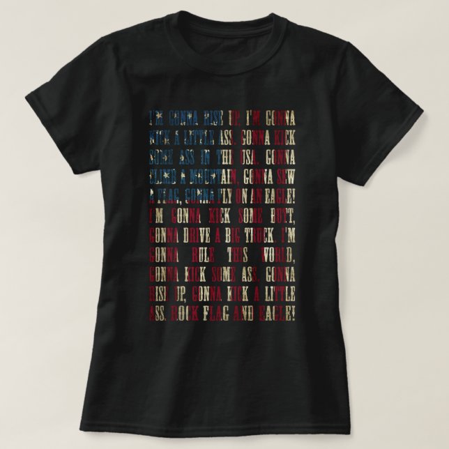 ROCK FLAG AND EAGLE   iasip It&x27;s Always Sunny  T-Shirt (Design Front)