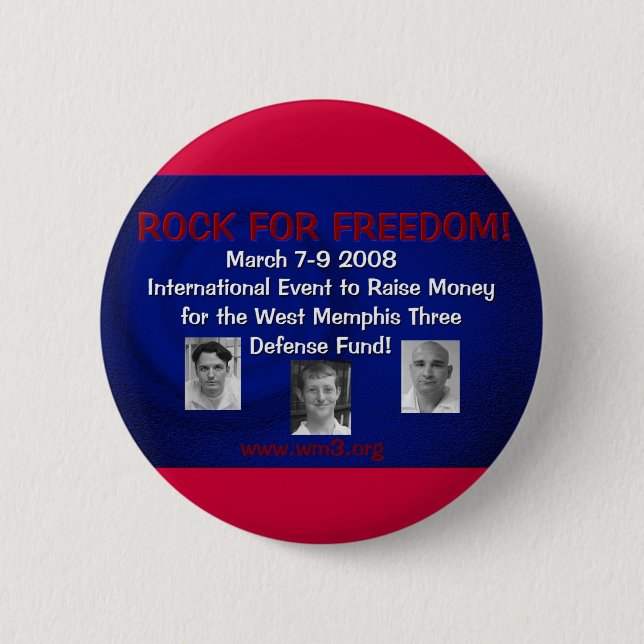 Rock for Freedom Button (Front)