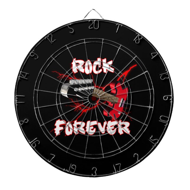 Rock forever dartboard (Front)