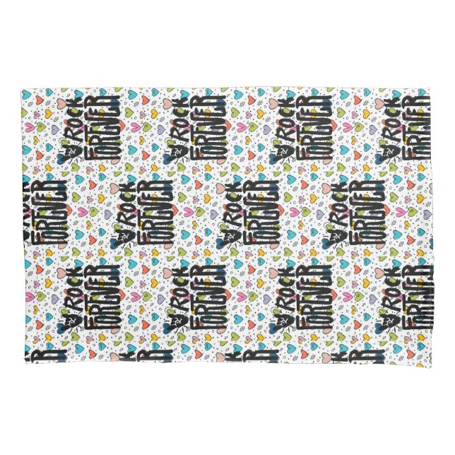 rock forever pillow case (Front)