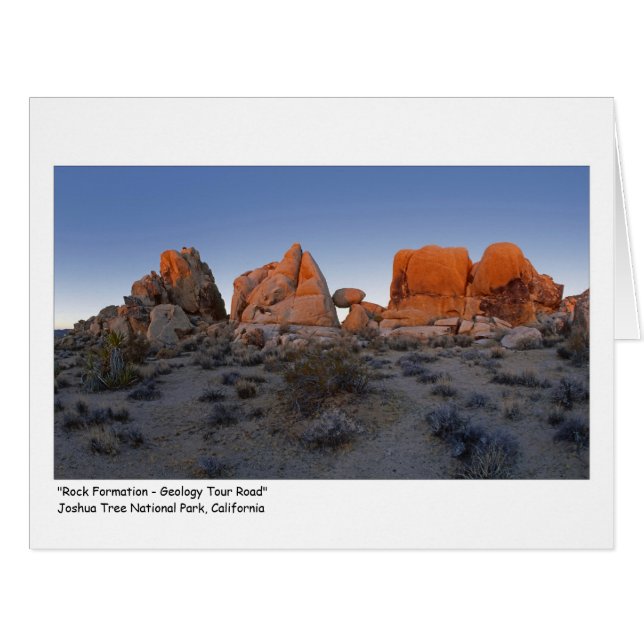 " Rock Formation - Geology Tour Road " (Front Horizontal)