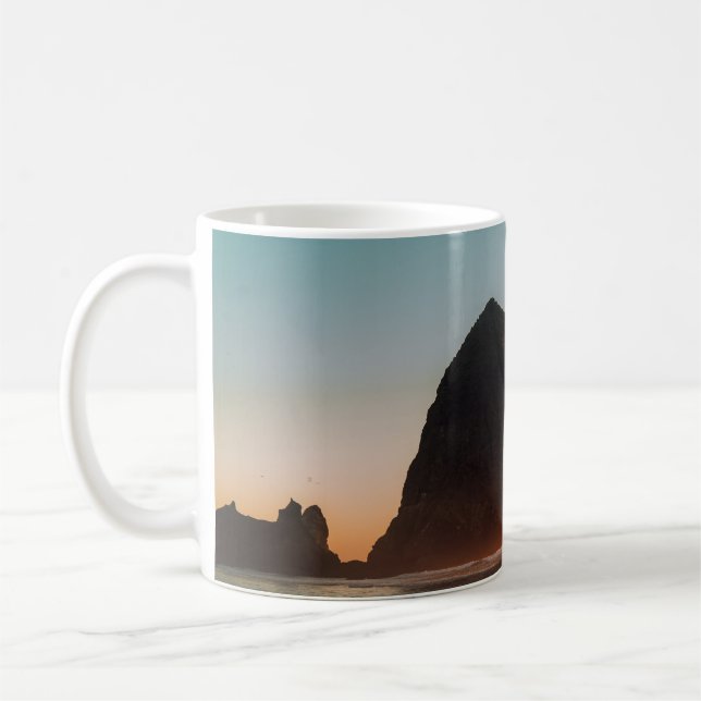 ROCK FORMATION IN OCEAN COFFEE MUG (Left)