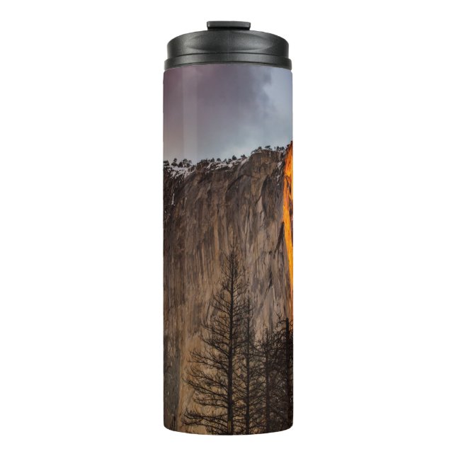 ROCK FORMATION WITH LAVA DURING DAYTIME THERMAL TUMBLER (Front)