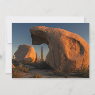 Rock Formations At Sunset Thank You Card