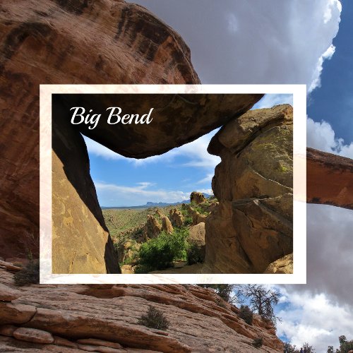 Rock Formations Big Bend National Park TX Postcard