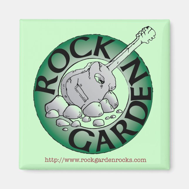 Rock Garden Magnet (Front)