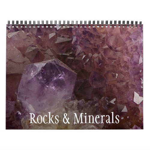 Rock  Gem Collection Calendar