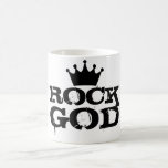 Rock God Cup Or Mug Rock &amp; Roll Metal Indie Band at Zazzle