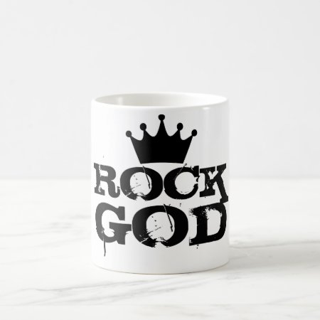 Rock God Cup Or Mug Rock & Roll Metal Indie Band