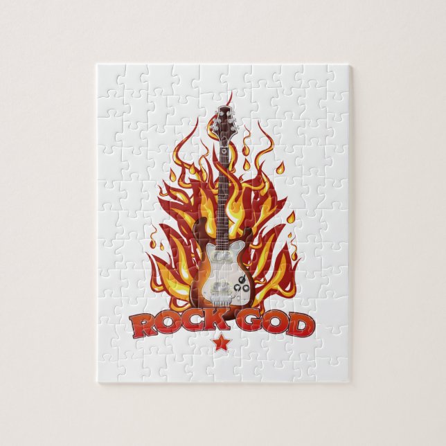 Rock God Jigsaw Puzzle (Vertical)