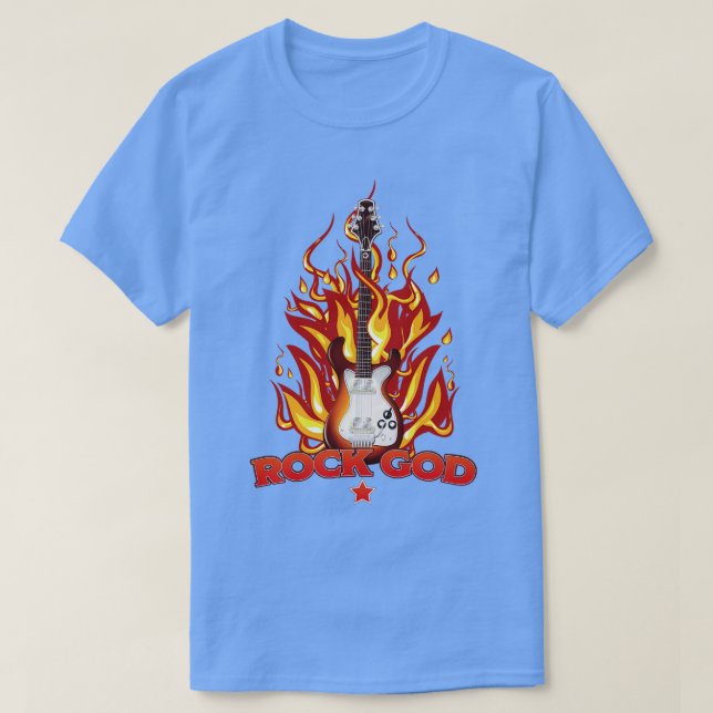 Rock God T-Shirt (Design Front)