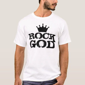 rock god t-shirt black design