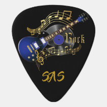 Rock Guitar 🎸- Blue Guitar Pick Rock Guitar 🎸- Blue Guitar Pick