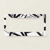 Rock Guitar License Plate Frame