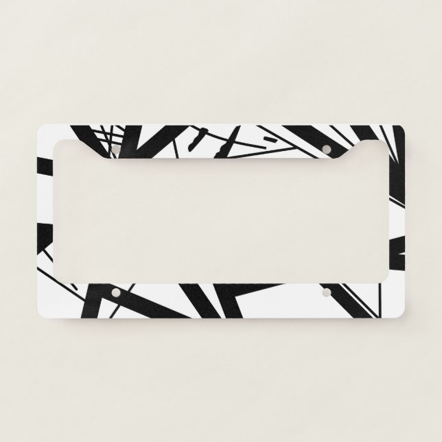 Rock Guitar License Plate Frame (Front)