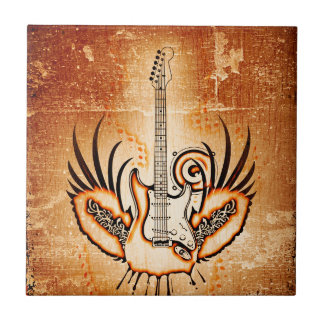 Rock Guitar New Fashion Ceramic Tile