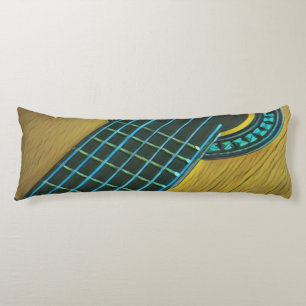 Rock guitar player body pillow
