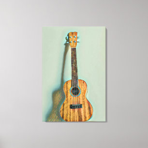 Rock guitar player canvas print