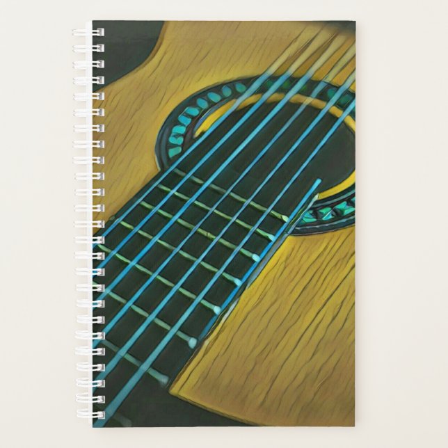 Rock guitar player planner (Front)