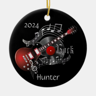 rock guitar christmas