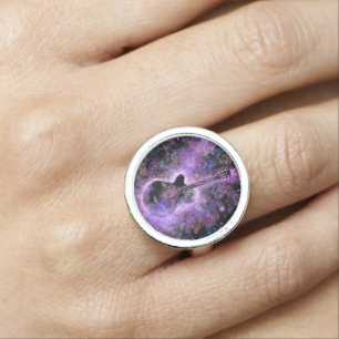 Rock Guitar Ring Gift