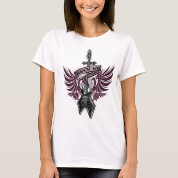 Rock Guitar T-shirt by FXtions at Zazzle