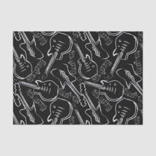 Rock guitar tissue paper