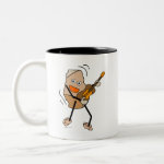 Rock Guitar Two-Tone Coffee Mug