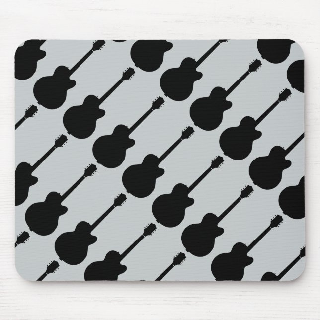 rock guitar vector mouse pad (Front)