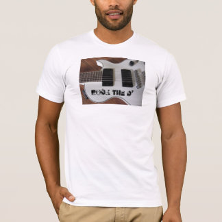 Rock Guitar with Cool Music Message T-Shirt