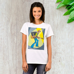 Rock Guitarist 70s Style Musician T-Shirt