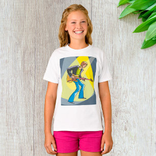 Rock Guitarist 70s Style Musician T-Shirt