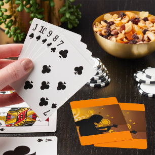 Rock Guitarist Poker Cards