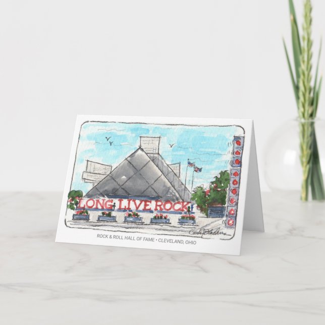 Rock Hall Folded Notecard (Front)