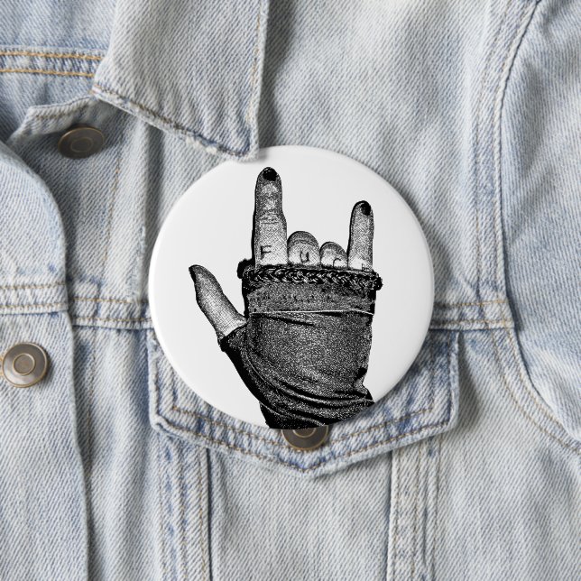 Rock Hand Button (In Situ)