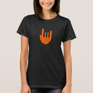 Rock Hand Piano Keyboard Cool Pianist Keyboardist T-Shirt
