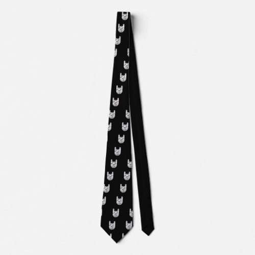 Rock Hand Steel Tie