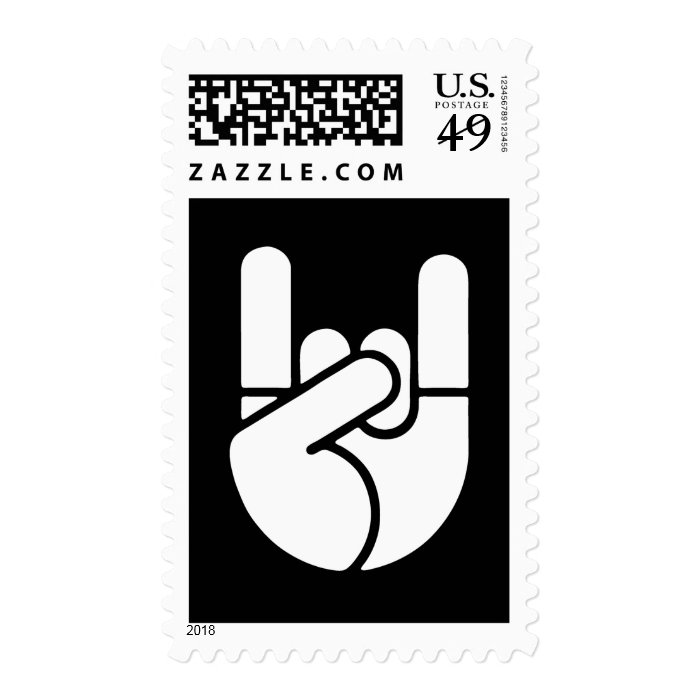 Rock Hand Stencil Stamps