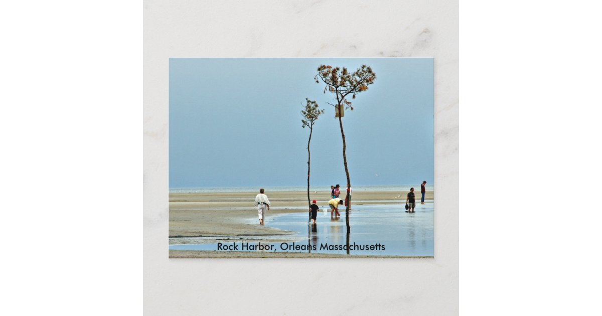 Rock Harbor, Orleans Massachusetts Postcard Zazzle