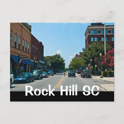 Rock Hill SC Postcard