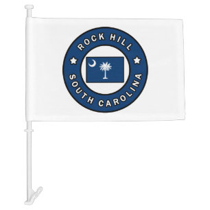 Rock Hill South Carolina Car Flag
