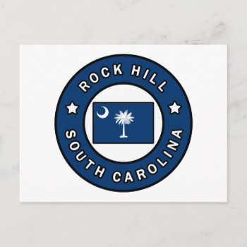 Rock Hill South Carolina Postcard by KellyMagovern at Zazzle