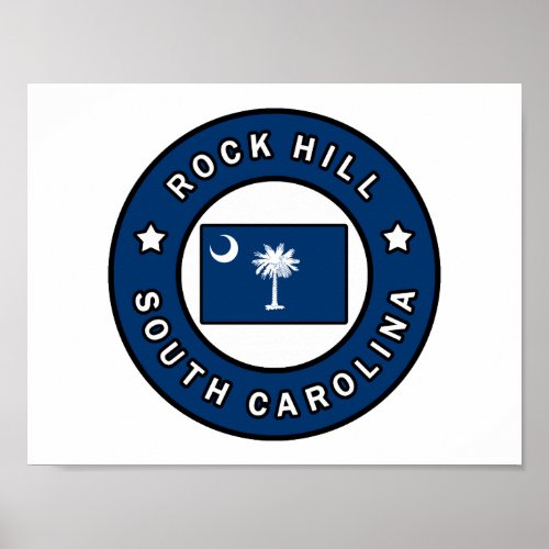 Rock Hill South Carolina Poster