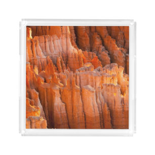 Rock Hoodoos in Morning Light Acrylic Tray