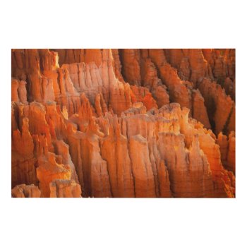 Rock Hoodoos In Morning Light Wood Wall Art by uscanyons at Zazzle