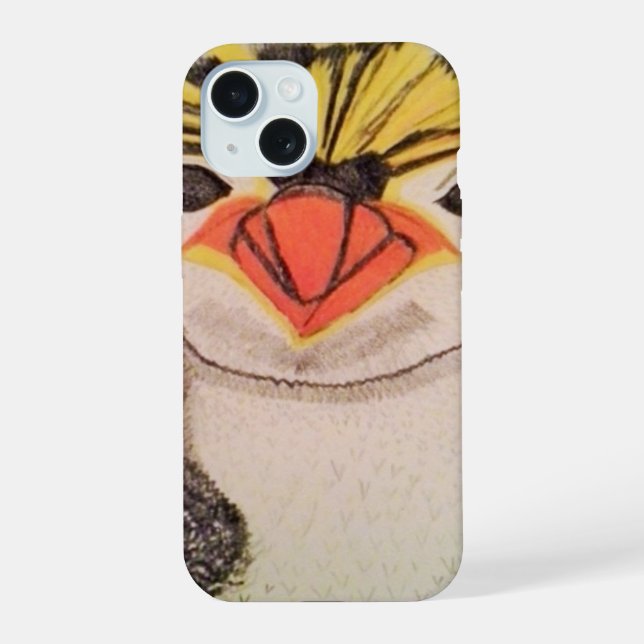 Rock Hopper Penguin  Iphone Case (Back)