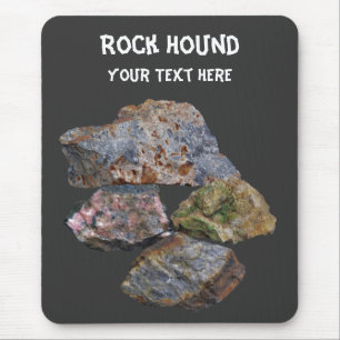 Rock Hound Mineral Collectors Funny Mousepad