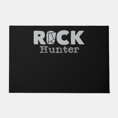 Rock Hunter Rockhounding Collector Geologist Doormat