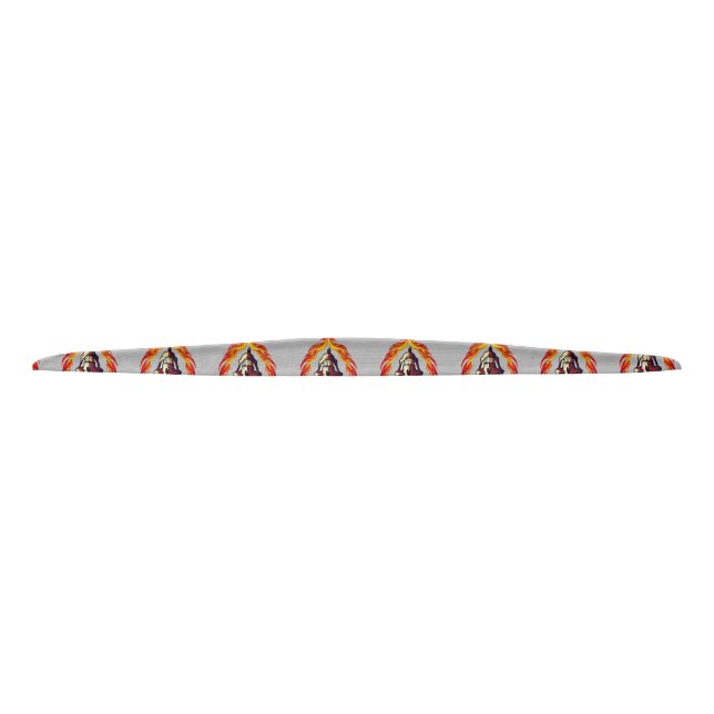 "Rock Inferno Fest" Tie Headband (Back)