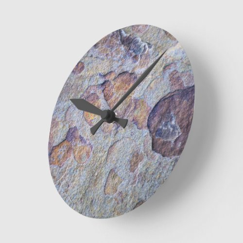 Rock Iron Ore Stone Round Clock